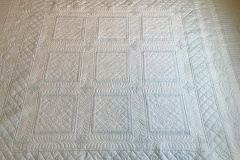 96" x 93" Embroidered Flower Quilt
Back
Kathy T.
Custom Quilted
2017 Custom Client Quilt