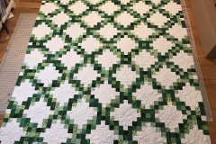 83" x 91" Irish Chain
Louise R.
"Clover" panto
2017 Client Quilt