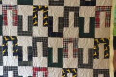 58" x 60" Flannel Pants Memory Quilt
Kristin B.
"Quirky" panto
2017 client quilt