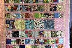 43" x 53" I Spy
Pieced by Carol F
"Splash of Love" E2E
2018 Client Quilt