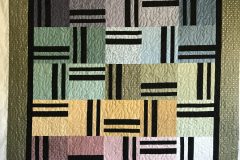 Modern Rail Fence60" x 78"
Kristin B
"Leafage" Pantograph
2018 Handguided Client Quilt