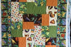 43" x 57" Dinosaur Quilt
Rita Y
"Combo" Pantograph
2018 Handguided Client Quilt