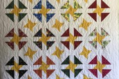 2017 Quiltzilla Friendship Star Mystery 51" x 64" 
Sue P. 
"Wishing Star" E2E
2018 Client Quilt