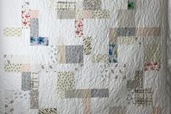 70" x 77" Disappearing Nine Patch
Anne R.
"A Little Bit of Fluff" Handguided E2E
2018 Client quilt