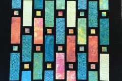 Button hole 54" x 70"
Kristin B
"African Samba" E2E
2018 Client Quilt