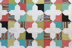 51" x 64" Double Square Star
Kristin B
'Quirky" E2E
2018 Client Quilt