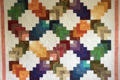 74" x 85" Cotton Rainbow
Karen S.
"AM-Hot Cocoa" E2E
2018 Client Quilt