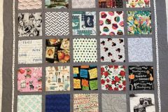 44" x 59" Anna's Graduation Quilt
Pieced by Carol F.
"Quirky" E2E
2018 Client Quilt