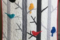 26" x 26" Winter Birds
Pieced by Barbara S.
Custom Quilted
2018 Custom Client Quilt