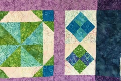 2018 Sew Together BOW 56" x 62"
Pieced by Linda H.
"Trumpet Vine" E2E
2018 Client Quilt