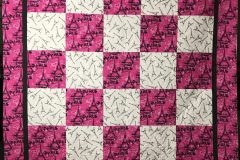 Paris Quilt 74" x 85" Pieced by Kathy G"Fleur De Lis" E2e2018 Client Quilt