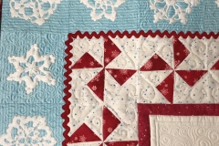 Merry Pieced by Jo-Anne R.Custom 2018 Client Quiltand Bright Detail