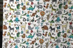 Alphabet Animal Fleece Cuddle quiltMarilyn J.AM-Hot Cocoa E2E2018 Client Quilt