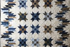 RancherRanchers DaughterPieced by Terry P.2019 Client QuiltFeathered Swirls E2Es Daughter