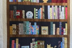 Bookcase QuiltPieced by Laura B.Custom Quilted Client Quilt 2019