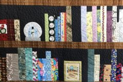 Bookcase quilt detail