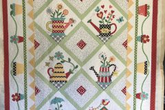 57" x 70" Sprinkled with LovePieced by Lorna A.2019 Custom Client Quilt