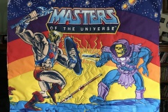 36" x 38" "Masters of the Universe"Linda H. deconstructed 1980s blanket2019 Custom Client quilt