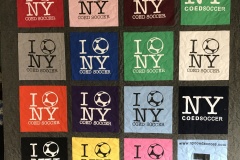 60" x 59" I Love NY Coed SoccerPieced by Linda H.E2E "Meander 2"2019 Client Quilt