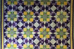 85" x 85" En Provence Bonnie Hunter MysteryPieced by Theresa J.E2E "Annes Favorite"2019 Client Quilt