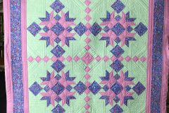 46" x 46" Mystery QuiltPieced by Lynn B2019 Custom Client quilt