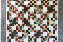 59" x 71" Christmas QuiltLaura D."Decorations" E2E 2019 Client Quilt