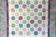 55" x 55" Snowball Quilt
Terry P. 
"Frozen Swirls" E2E 
2019 Client Quilt