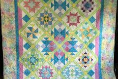 83" x 103" Sherbet BOM (Quilter's Common)
Leslie V.
"Beach Party" E2E 
2019 Client Quilt