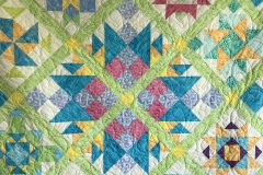 83" x 103" Sherbet BOM (Quilter's Common)
Leslie V.
"Beach Party" E2E 
2019 Client Quilt