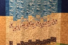 50" x 68" Reversible Bargello
Grace M. 
"Safari Clouds" E2E
2019 Client Quilts