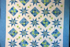 75" x 75" Josie's Star Quilt
Josie P.
"Whisper" E2E 
2019 Client Quilt