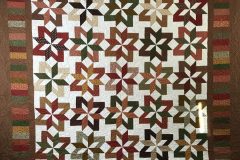 86" x 97" Jelly Roll Quilt
Janine B 
"Will-O-the Wisp" E2E 
2019 Client Quilt